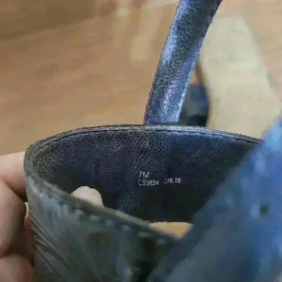 BOC Born Blue Strappy Flat Sandals Womens 7M - Picture 6 of 6